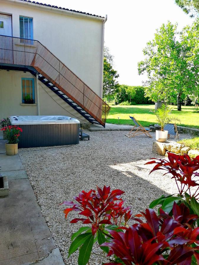 Gite Dans Une Ambiance Vegetale Avec Spa Privatif Jazennes ภายนอก รูปภาพ